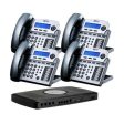 X16 6 Line Phone Sys 4pk Titan For Sale