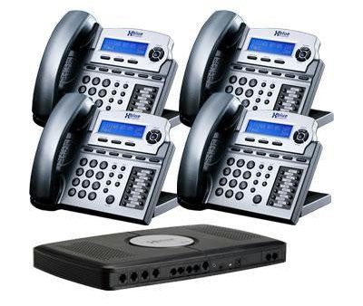 X16 6 Line Phone Sys 4pk Titan For Sale