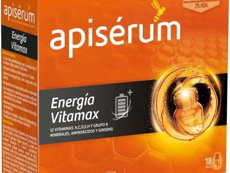 (Faltan 4 unidades, incluye 14) Apisérum Vitamax Viales Bebibles- Aporte de Energía Extra y Vitalidad Embalaje Deteriorado (Cad: 30 11 2025) For Discount