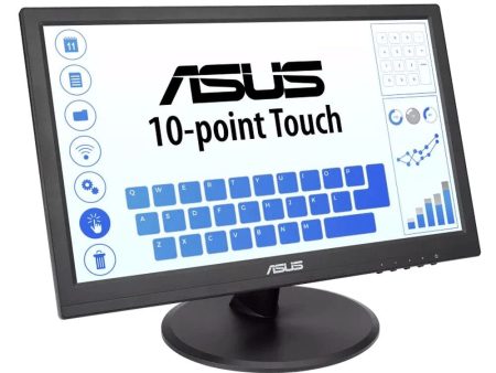 Asus VT168HR 15.6 WXGA TN 60 Hz 5 ms Táctil Plana Negro Hogar y oficina Caja Abierta Online Hot Sale