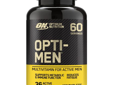 Suplemento Multivitamínico para Hombres Optimum Nutrition Opti-Men 180 Cápsulas Embalaje Deteriorado For Cheap