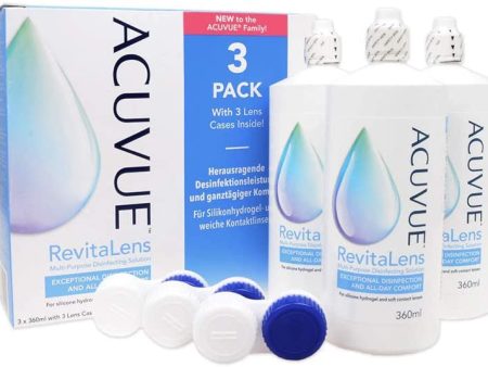 Acuvue Revitalens Solución Única 3x360ml Embalaje Deteriorado (Cad: 31 03 2025) Online