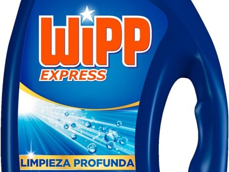 Wipp Express Detergente Líquido para Lavadora, 28 lavados, Limpieza Profunda Plus con Poder Quitamanchas y Perfume Duradero Embalaje Deteriorado Hot on Sale