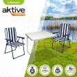 Aktive 52876 Conjunto de mesa y sillas plegables para camping Camping Embalaje Deteriorado Online