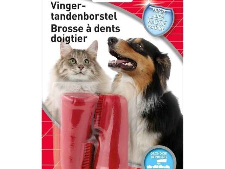 Beaphar - 2 cepillos de Dientes para Perros y Gatos - Suave y Flexible - Práctico y fácil de Usar - Limpieza Completa y Eficaz Embalaje Deteriorado Online Sale