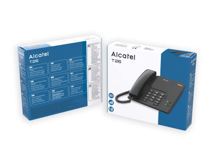 Alcatel T26 Teléfono de Sobremesa Negro Caja Abierta Online