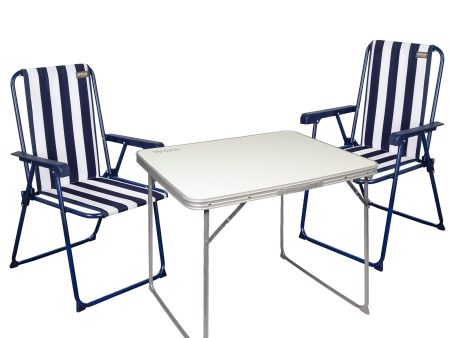 Aktive 52876 Conjunto de mesa y sillas plegables para camping Camping Embalaje Deteriorado Online