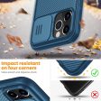 XTCASE Funda para iPhone 12 Pro MAX, Protección de la cámara Carcasa Cubierta de cámara Deslizante Ultra Delgado Rígida PC Anti-Choque Anti-arañazos Proteger Caso, Azul Reacondicionado Online Hot Sale