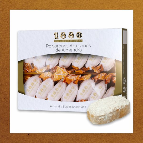 1880 - Polvorones Artesanos de Almendras, Calidad Suprema, Típico Dulce Navideño, Receta Artesanal, Envase Individual, 310 gramos Embalaje Deteriorado (Cad: 30 04 2025) Discount