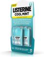 (Faltan 9 unidades, incluye 3) Listerine de bolsillo. Tiras para el aliento sabor menta fresca - Pack de 12 unidades Embalaje Deteriorado For Sale