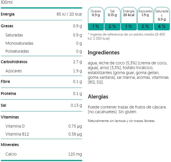 Alpro Bebida Vegetal de Coco 1x1L Embalaje Deteriorado (Cad: 29 04 2024) Supply