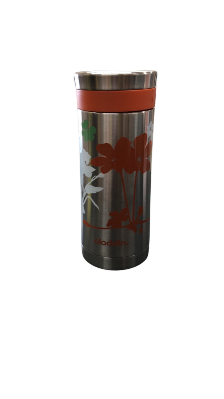 Aladdin 10-00933-006 Aveo Tumbler (100 Year Limited Edition) Termo 0.3L, Plata-Naranja on Sale