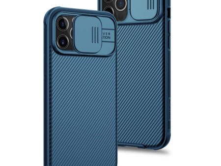 XTCASE Funda para iPhone 12 Pro MAX, Protección de la cámara Carcasa Cubierta de cámara Deslizante Ultra Delgado Rígida PC Anti-Choque Anti-arañazos Proteger Caso, Azul Reacondicionado Online Hot Sale