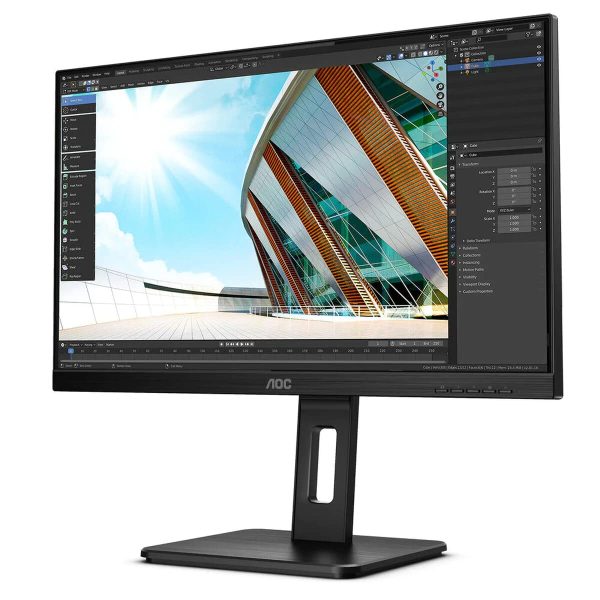 Aoc 24P2C 23.8 Full HD IPS 75 Hz 4 ms Freesync Plana Negro Business Embalaje Deteriorado Fashion