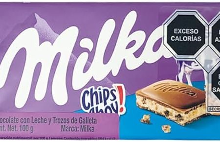 Milka Chocolate con Leche y Chips Ahoy, 100g Embalaje Deteriorado (Cad: 05 07 2024) Sale