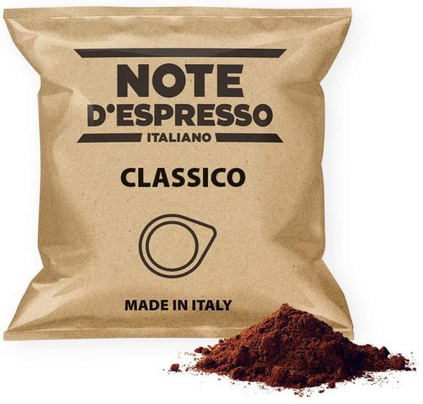 (Faltan 6 unidades, incluye 144) Note d Espresso - Lot de 150 dosettes de café Classico en papier, 150 x 7 g Embalaje Deteriorado (Cad: 23 01 2025) Online