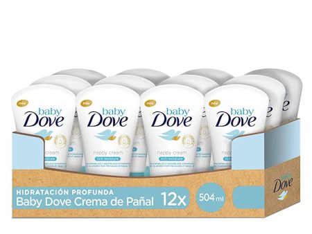 Baby Dove Crema de Pañal Hidratación Profunda 45g - Pack de 12 Supply