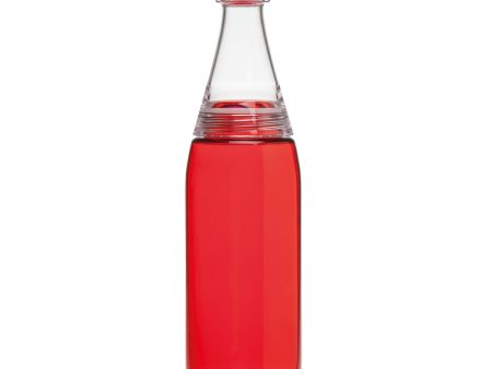 Aladdin 10-01729-068 Botella de Agua Fresco Twist & Go 0.7L Rojo - Ideal para Deportes y Actividades al Aire Libre Supply