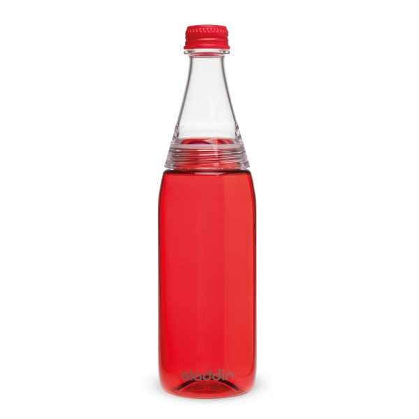 Aladdin 10-01729-068 Botella de Agua Fresco Twist & Go 0.7L Rojo - Ideal para Deportes y Actividades al Aire Libre Supply