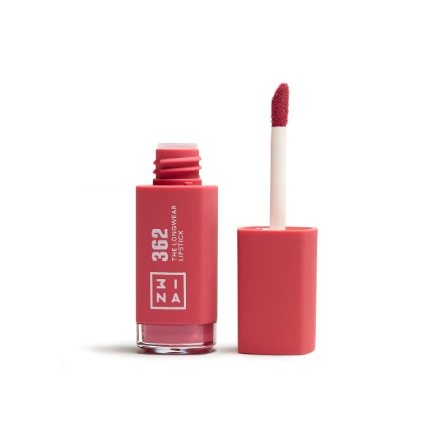 3INA MAKEUP - The Longwear Lipstick 362 - Rosa - Labial de Larga Duración con Ácido Hialurónico - Barra de Labios Matte de Alta Pigmentación - Vegano - Cruelty Free Embalaje Deteriorado Fashion