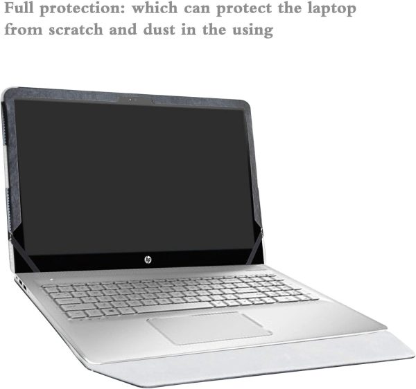 Alapmk Funda Protectora de Cuero PU Especialmente diseñada para portátiles HP Envy 15 15-asXXX Series de 15,6  (como 15-as105ng, etc.), Negro Cheap