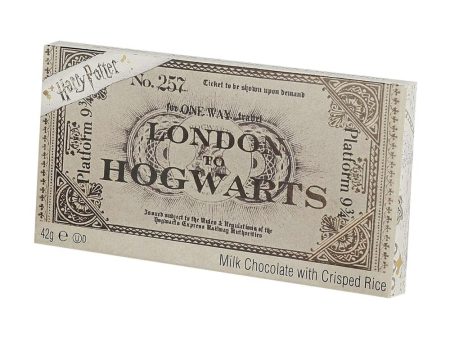 Tableta de Chocolate Jelly Belly Harry Potter Hogwarts Ticket, 42 Gramos Embalaje Deteriorado Online Hot Sale