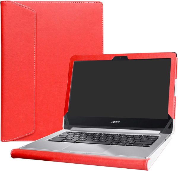 Alapmk Funda protectora de piel sintética especialmente diseñada para portátil Acer Chromebook R13 R 13 CB5-312T   Acer Spin 5 13 SP513-52N SP513-53N de 13,3 , color rojo Sale