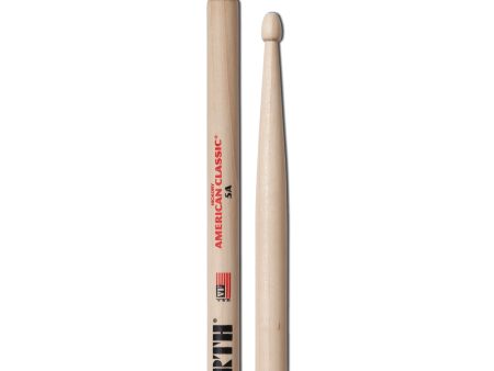 Baquetas de la serie American Classic 5A de Vic Firth - Madera de nogal Americano - Punta de Madera Embalaje Deteriorado Supply