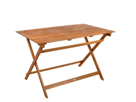 Aktive 61030 Mesa plegable de madera acacia rectangular , 100% sostenible, para 4 o 6 personas Embalaje Deteriorado Online Hot Sale