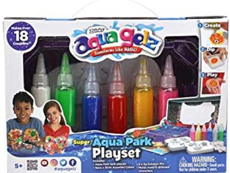 Aqua Gelz, Set Lápices de Colores, Color Refill, Producto Oficial Aqua Gelz, 18 Creaciones, Multicolor, 6 Piezas (CyP Brands) For Discount