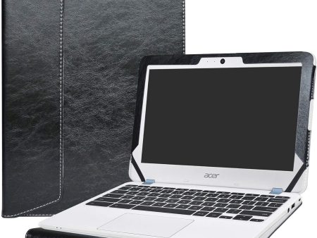 Alapmk Funda protectora de piel sintética especialmente diseñada para Acer Chromebook 11 C771T C771 y Chromebook Spin 11 CP311-1HN R751T CP511-1HN R751TN y Chromebook 11 N7 C731T, color negro Sale