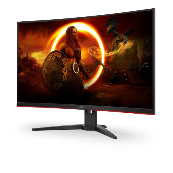 Aoc C32G2AE 31.5 Full HD VA 165 Hz 1 ms Freesync Curva Negro, Rojo Gaming Caja Abierta For Discount