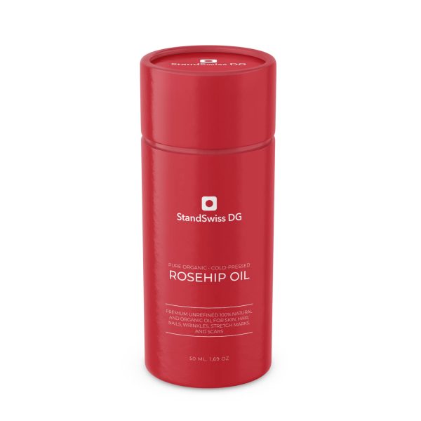 Aceite de rosa mosqueta puro PREMIUM ecológico, Rosehip Oil BIO sin refinar, alta capacidad regeneradora para piel, cabello, uñas, arrugas, estrías y cicatrices 50 ml Embalaje Deteriorado For Cheap