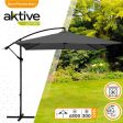 Aktive 53891 Parasol excéntrico Banana Garden 300x300cm gris claro Embalaje Deteriorado Online