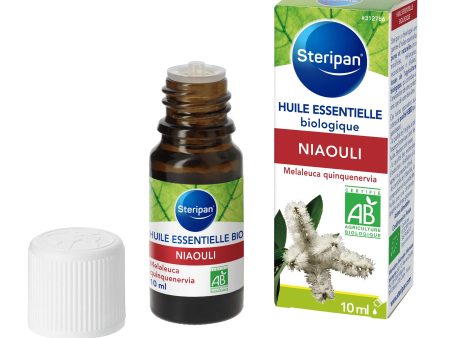 Aceite esencial de Niaouli Bio Steripan - Puro y Natural - Certificado Agricultura Ecológica - Bienestar - 10 ml Embalaje Deteriorado (Cad: 30 06 2026) on Sale