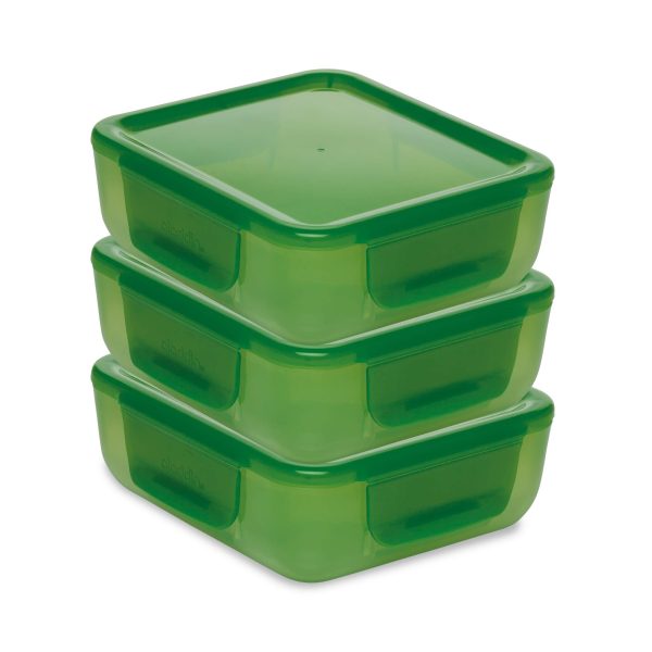 Aladdin 10-02086-009 Fiambrera Easy-Keep Lunch Box 0.7L Verde - Tapa Abatible con Bisagra a Presión Online now