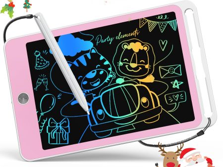 Pizarra Magica Infantil 8,5 Pulgadas LCD Tableta De Escritura Juguetes NiñAs NiñOs, Para NiñOs De 3 A 8 AñOs Juguete Regalo Educativo Pizarra MáGica Dibujo De Navidad De CumpleañOs (Rosa) Embalaje Deteriorado Sale