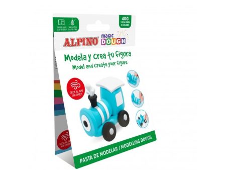 Alpino DP00053101 Magic Dough DiY Transporte UM-15, 1 Unidad, Modelo Aleatorio Supply