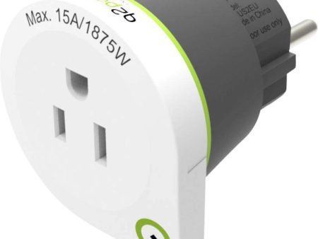 Adaptador de Viaje Q2 Power | USA a Europa | Protección Anti Shocks | Máxima Potencia 1600W   4000W Embalaje Deteriorado Online Sale