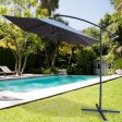 Aktive 53888 Parasol Excentrico Banana D300 cm Gris - Mastil Aluminio D48 42 cm Embalaje Deteriorado For Discount