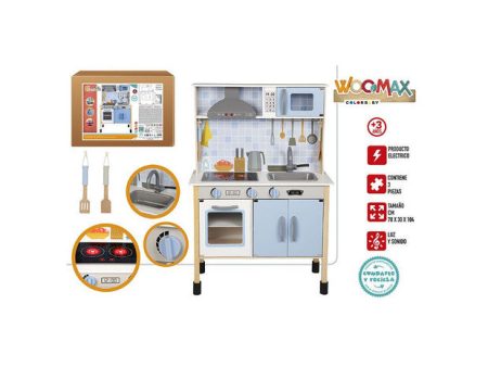 Woomax 49322 Cocina De Madera, 70x30x104 cm Embalaje Deteriorado For Discount