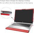 Alapmk Funda protectora de piel sintética especialmente diseñada para portátil HP Notebook 15 DWxxx DUxxx de 15,6  (no compatible con HP Notebook 15 daXXX   15-dbXXX   15-bsXXX   15-bwXXX   15-acXXX), color rojo For Discount