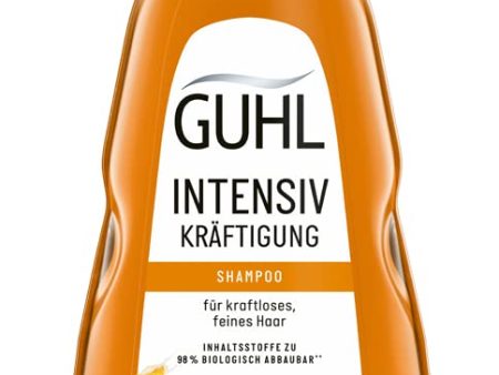 (Falta 1 unidad, incluye 1) Champú fortalecimiento intensivo Guhl - Pack de 2 unidades de 250 ml cada una - Para cabello normal For Cheap