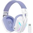 Auriculares de juego inalámbricos WESEARY para PS5, PS4, PC, Switch, Mac, auriculares de juego Bluetooth de 2.4GHz con controladores de 50 mm, auriculares inalámbricos estéreo 7.1 con micrófono cristalino, batería de 50 horas, RGB genial Embalaje Deterior Sale