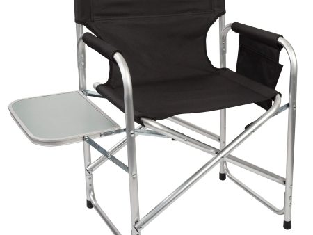 Aktive 52888 Silla director plegable para camping, mesa abatible y bolsillos con velcro, 55x49x81 cm Embalaje Deteriorado For Sale