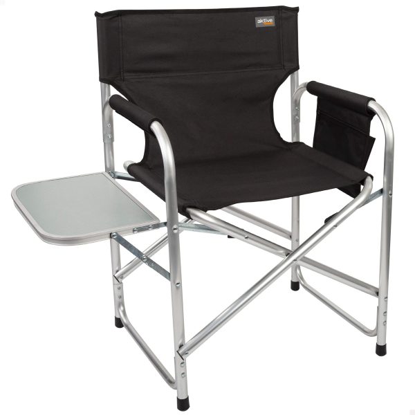 Aktive 52888 Silla director plegable para camping, mesa abatible y bolsillos con velcro, 55x49x81 cm Embalaje Deteriorado For Sale