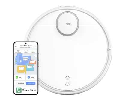 Xiaomi Robot Vacuum S12 - Robot Aspirador y fregasuelos con Sistema Inteligente de navegación láser (LDS), succión de 4000 Pa, rutas de Limpieza en Zigzag, Blanco (Raya Carcasa) Reacondicionado Supply