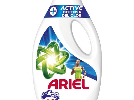 Ariel Detergente Líquido Para Lavadora y Defensa Activa Contra El Olor, 40 Lavados, Limpieza Profunda y Defensa Extra Contra El Olor Embalaje Deteriorado For Discount