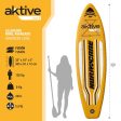 Aktive 62043 Tabla Paddle Surf Hinchable Iniciación All-Round, 305x81x12 cm Embalaje Deteriorado For Sale