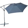 Aktive 53888 Parasol Excentrico Banana D300 cm Gris - Mastil Aluminio D48 42 cm Embalaje Deteriorado For Discount